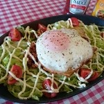 cafe もふもふ - タコライス(＋目玉焼き)