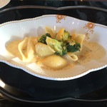 あざみ野うかい亭 - ブロッコリーとからすみのパスタ