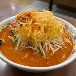 くるまやラーメン - 料理写真:辛みそラーメン791円 辛いねぎ200円