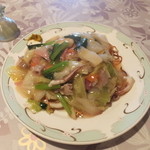 四川 MON 花 - 五目あんかけ焼きそば