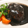BRASSERIE LE VIN - ハンバーグ 黒いデミグラスソース 1580円
