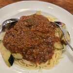 チャヤ - 茄子ミートソース@1000円