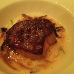 ル・ブルギニオン - 旦那が頼んだ温かいオードブル。フォアグラ。