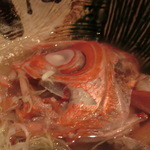 千代の追風 - 金目鯛かぶと酒蒸し１，０００円