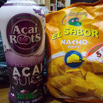 ジュピター - 料理写真:アサイージュースとナチョチップチーズ