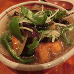 千代の追風 - 鶏と京野菜のあんかけ７８０円