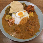 フィッシュ - バターチキンカレー