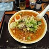 北海とんこつ らーめん純輝 - 辛みそ 1,100円、煮玉子 150円 ♪