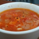 ダブルサンドイッチファクトリー - 季節のスープ（ミネストローネ）