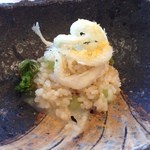 食の円居 なず菜 - 蕗と揚げ白魚の玄米ﾘｿﾞｯﾄ
