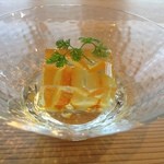 食の円居 なず菜 - 柚子甘露煮のｾﾞﾘｰ