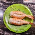 回転寿司 根室花まる - 湯上げえび
