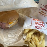 ウェンディーズ・ファーストキッチン - 料理写真:ベーコンエッグバーガーセット