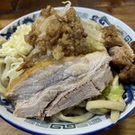蓮爾 - 料理写真:小ラーメン少なめ1,000円