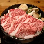 すき焼きと牛まぶし ももしき - 大和牛のすき焼きランチ