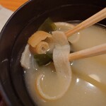 すき焼きと牛まぶし ももしき - お椀