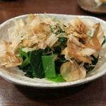 gansokamonambanhonke - 小松菜のお浸し（４５０円）