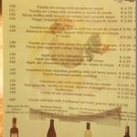 Restaurant Haesje Claes - デザートメニュー