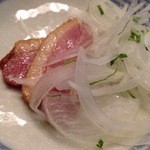 さいき - お通し3/3：合鴨スモーク