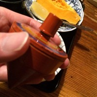 大江戸 南青山店 - 大江戸南青山店(山椒が入った容器)