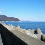 よし喫茶 - 目の前の砂浜で世界王者たちがロードワークをする。