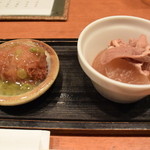 酒とそば まるき - ２０１５年２月２１日のお通し