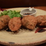 酒とそば まるき - カキフライ