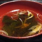 てんまさ - Bランチ・カツカレー880ワカメスープ