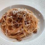 TRATTORIA CREATTA - 自家製サルシッチャと茸のトマトソース