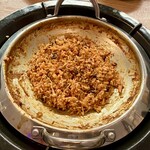 韓国個室横丁ハヌリ - 〆の焼き飯550円