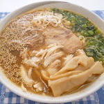 らーめん こもれび - 揚大蒜ラーメン(味噌)2015.2月