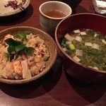 やまだや - 青海苔のお味噌汁と