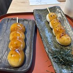 武平作 - 料理写真:焼きたてみたらしと海苔七味