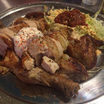 墨国回転豚料理 - 鶏皿