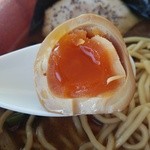 Sateraito shoppu - 2015/2 あってり麺/味の好く染みた半熟味玉半身～