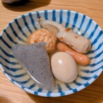 うまかっ おでんと酒 博多だい吉 - おでん盛り合わせ5種