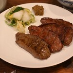 牛たん料理 閣 - タン焼き定食A 4枚