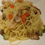 リストランテ サクラ - 小海老とたっぷり野菜のフェデリーニ