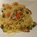 リストランテ サクラ - 小海老とたっぷり野菜のフェデリーニ