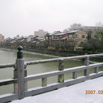 木津屋旅館 - 2007年３月雪