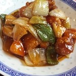 中華レストラン悟空 - セットの酢豚