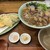 米と天ぷら 悠々 - 料理写真:あさりと菜の花の春彩そば　野菜天　3種つき
