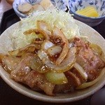 中庄 - 半焼肉丼アップ