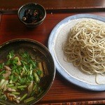 蕎麦はしもと - 鴨南蛮ざる　大盛