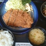 とんかつ富留川 - ロースカツ定食170g