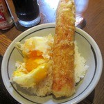 丸亀製麺 - 玉子天＆ちくわ天丼
