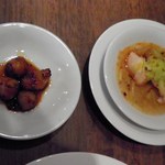 くろさわ東京菜 - ランチの料理２品