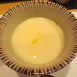 新ばし 星野 - 茶碗蒸しです。これ自体も素晴らしい。