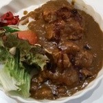 カレーショップ フジ - カツカレー   野菜付き