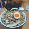 ケンチャンラーメン - 中華そば小盛り　濃口　油　普通　細切れチャーシュー　煮卵クン　メンマ増し